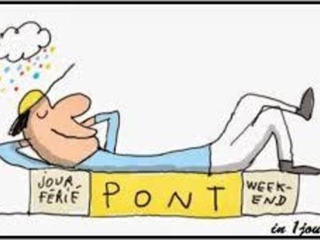 Pont de l'Ascension le 19/05/2023 toute la journée